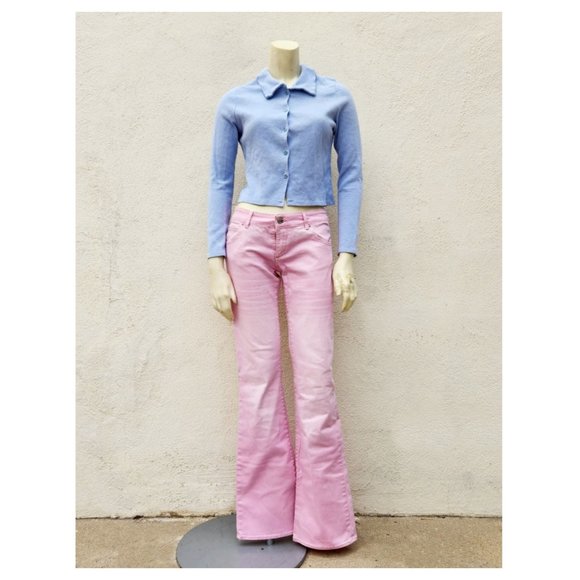 Roberto Cavalli Denim - Vintage CAVALLI Low Rise Pink Y2K Jeans